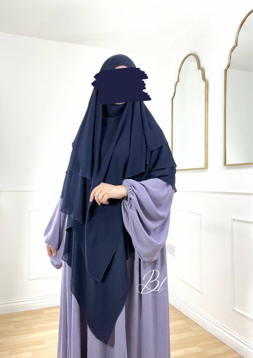 Malikat Khimar Chiffon 3 Layers (more colors) – Image 8