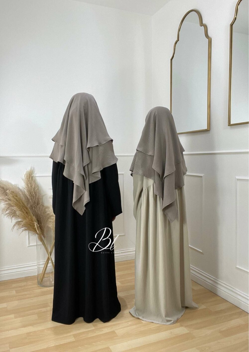 Banatte Khimar two layers