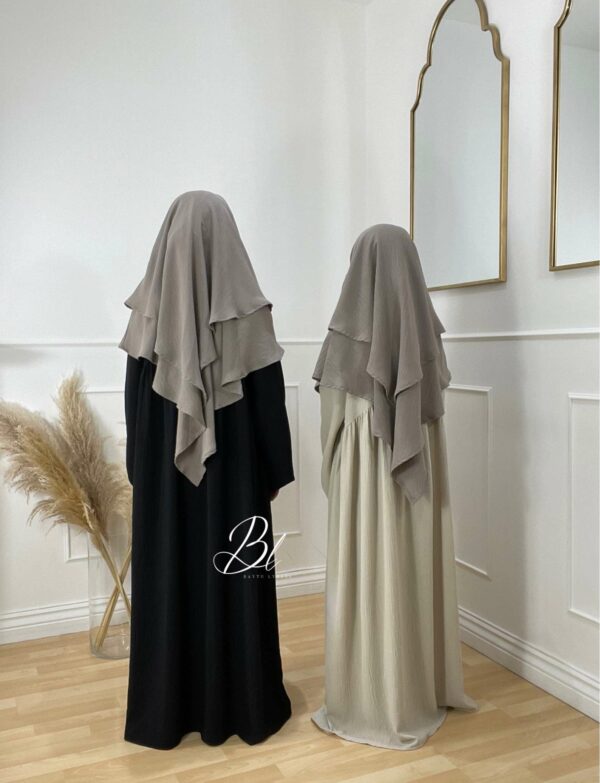 Banatte Khimar two layers