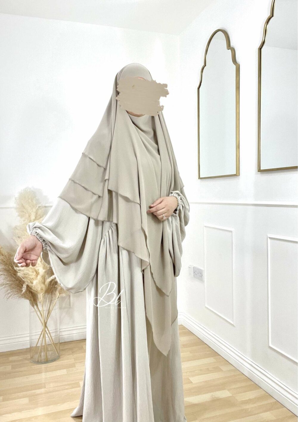 Malikat Khimar Chiffon 3 Layers (more colors) – Image 5