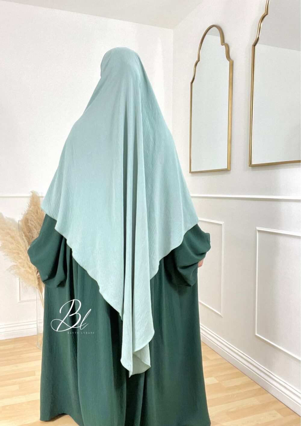 Yasmin Khimar - Crepe - Mint – Image 3