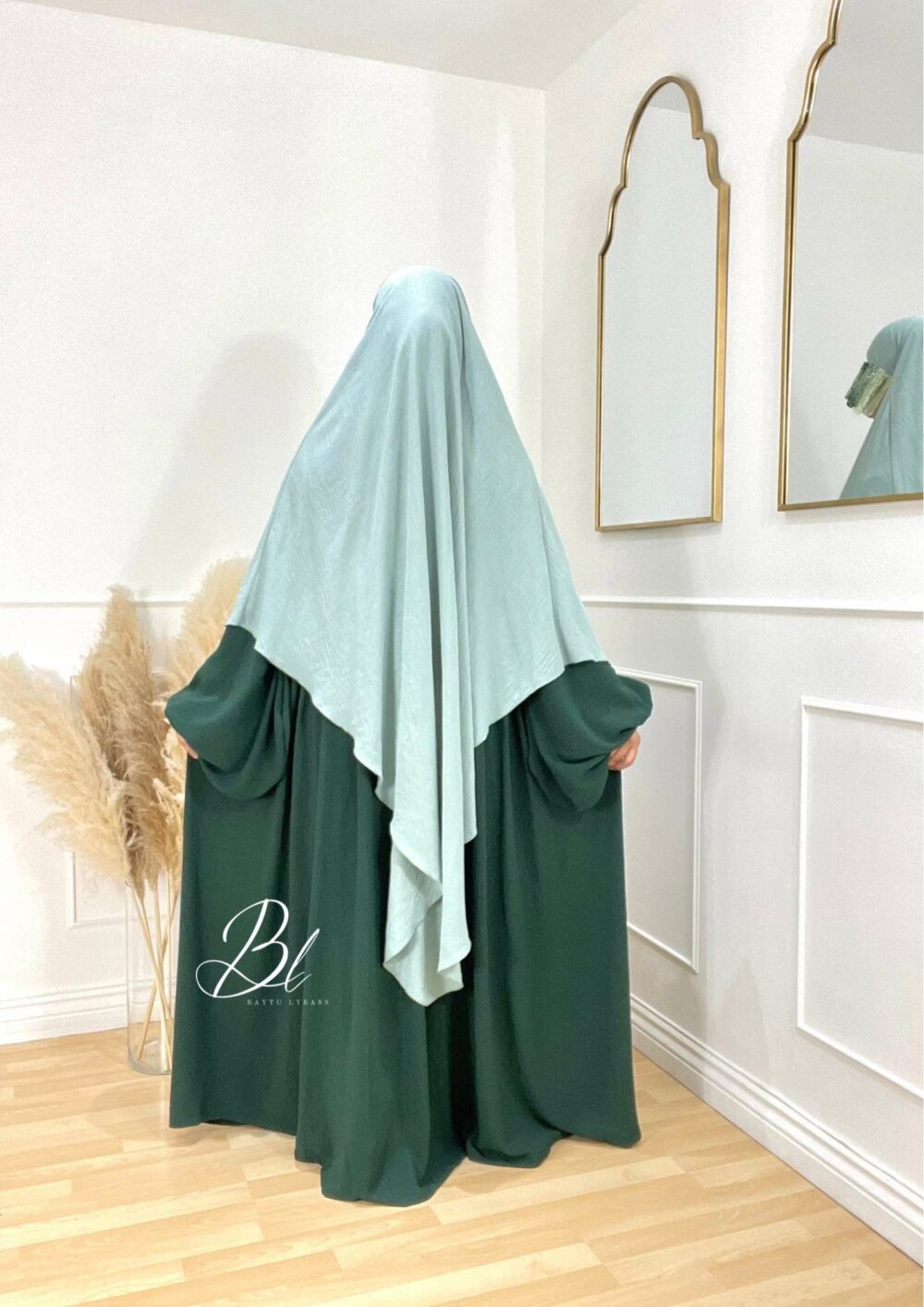 Yasmin Khimar - Crepe - Mint