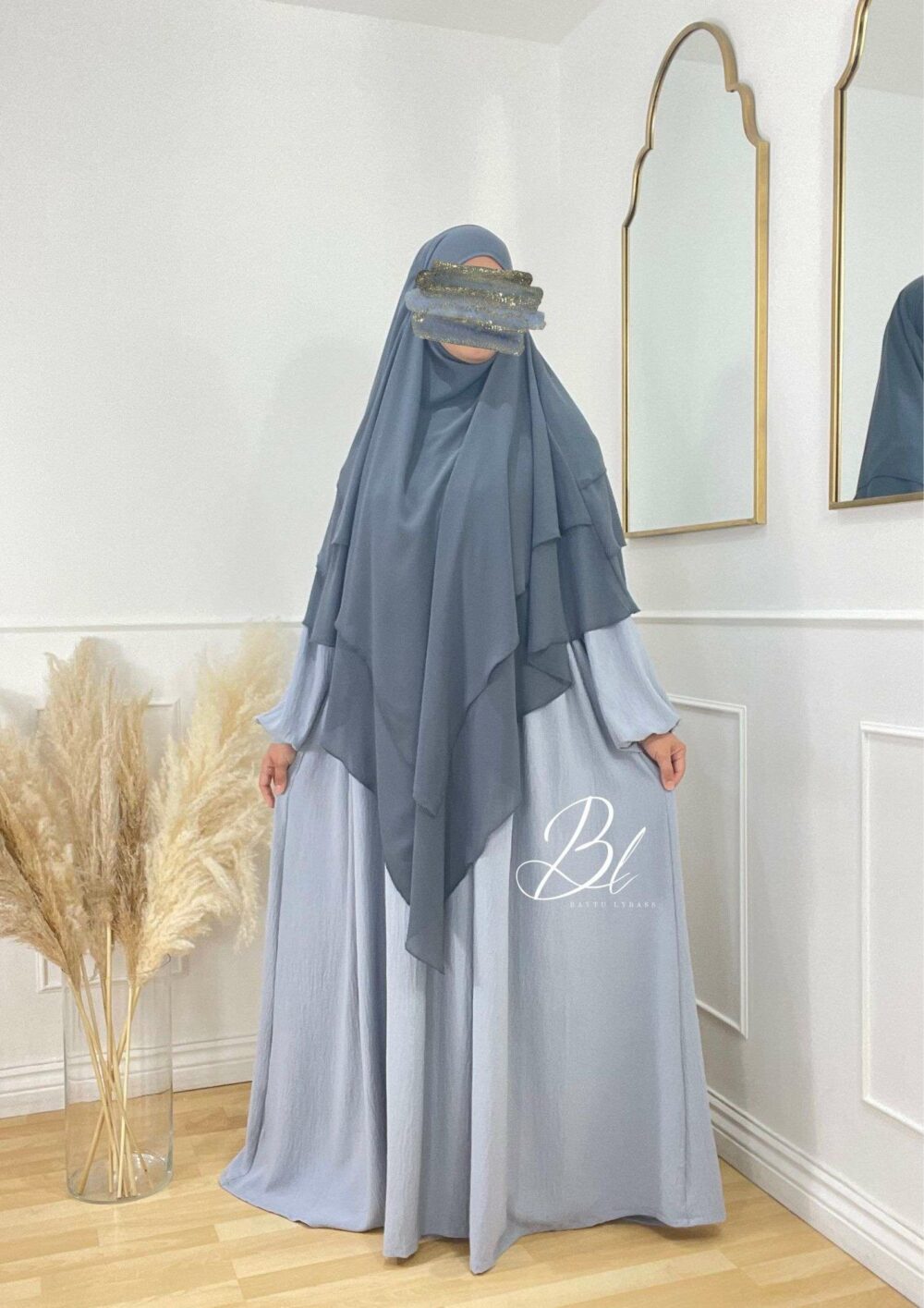 Malikat Khimar Chiffon 3 Layers (more colors) – Image 6